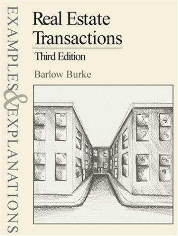 Cover for Real estate transactions