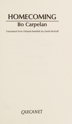Cover for Homecoming