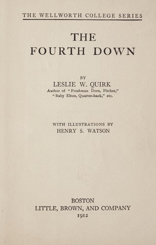 Cover for The fourth down