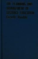 Cover for The planning and management of distance education