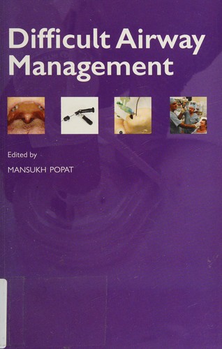 Cover for Difficult airway management