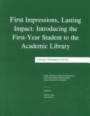 Cover for First impressions, lasting impact