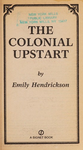 Cover for The Colonial Upstart