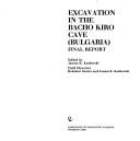 Cover for Excavation in the Bacho Kiro cave (Bulgaria)