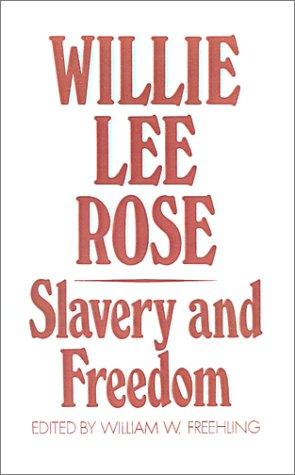 Cover for Slavery and freedom