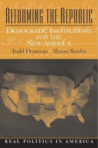 Cover for Reforming the Republic