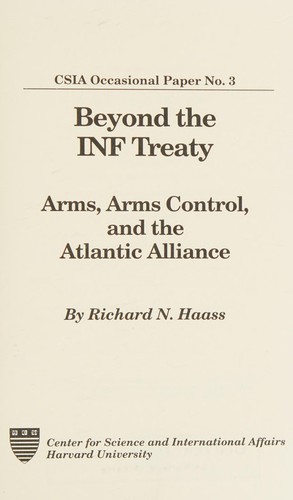 Cover for Beyond the INF treaty