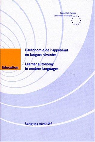 Cover for Learner Autonomy in Modern Languages (Education)