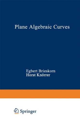 Cover for Plane algebraic curves