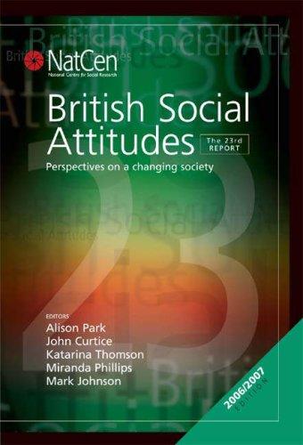 Cover for British Social Attitudes