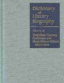 Cover for Twentieth-Century Caribbean and Black African Writers
