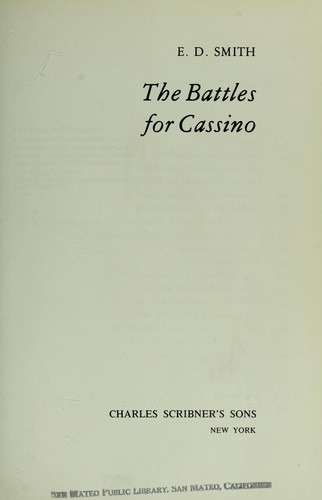 Cover for The battles for Cassino