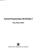 Cover for Systems programming with Modula-3