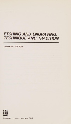 Cover for Etching and engraving