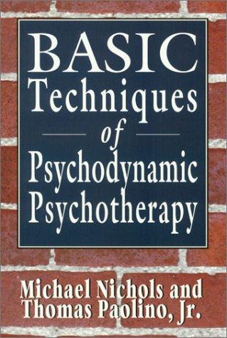 Cover for Basic techniques of psychodynamic psychotherapy