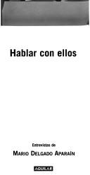 Cover for Hablar con ellos
