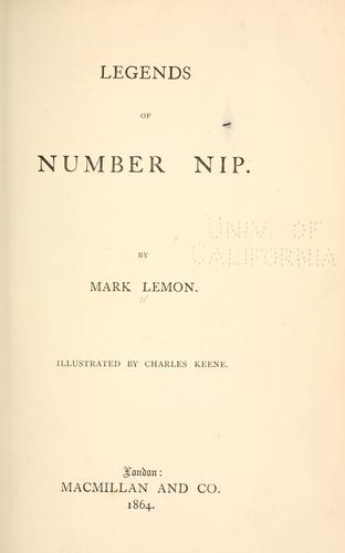 Cover for Legends of Number Nip.