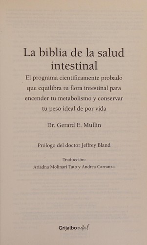 Cover for La Biblia de la Salud Intestinal / the Gut Balance Revolution