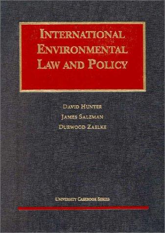 Cover for International environmental law and policy