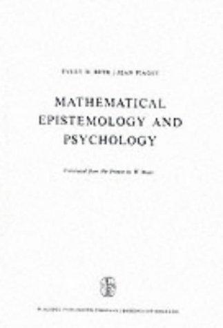 Cover for Mathematical Epistemology and Psychology