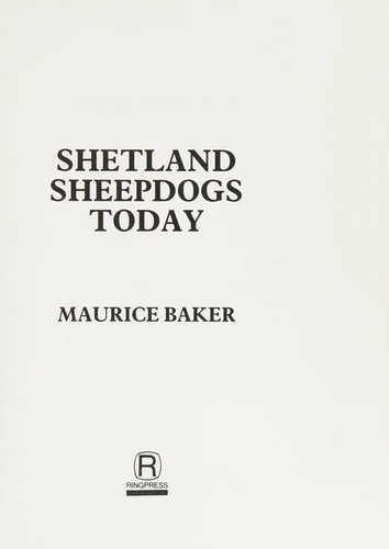 Cover for Shetland Sheepdogs Today