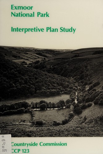 Cover for Exmoor National Park interpretive plan study