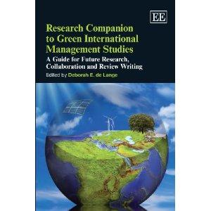 Cover for Research Companion to Green International Management Studies