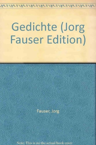Cover for Jörg Fauser [Edition]