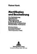 Cover for Mortifikation und Beschwörung