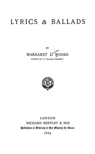Cover for Lyrics and ballads
