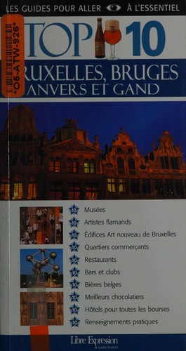 Cover for Bruxelles, Bruges, Anvers et Gand