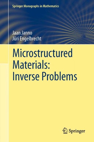 Cover for Microstructured Materials: Inverse Problems