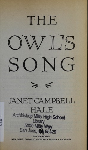 Cover for Owl's Song, The