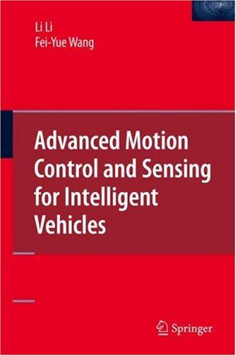 Cover for Advanced Motion Control and Sensing for Intelligent Vehicles