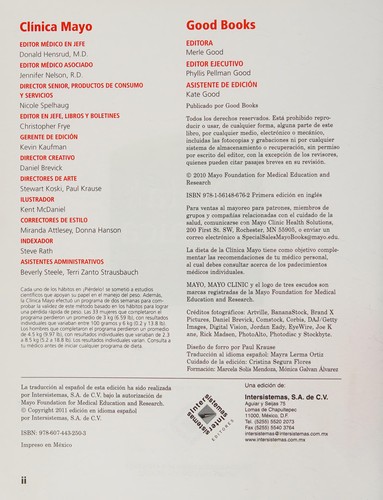 Cover for La dieta de la Clínica Mayo