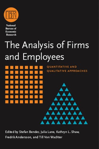 Cover for The analysis of firms and employees