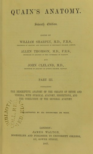 Cover for Elements of anatomy