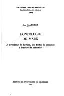 Cover for L' ontologie de Marx