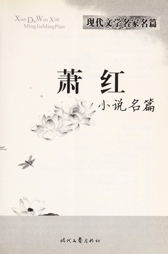 Cover for Xiao Hong xiao shuo ming pian