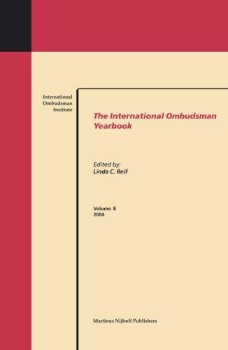 Cover for The International Ombudsman Yearbook, Volume 8 (2004) (International Ombudsman Yearbook)