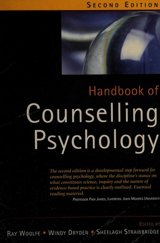 Cover for HANDBOOK OF COUNSELLING PSYCHOLOGY; ED. BY RAY WOOLFE.