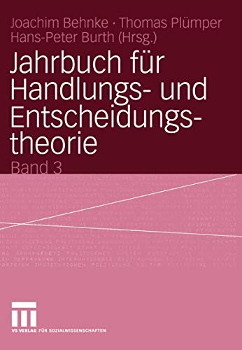 Cover for Jahrbuch für Handlungs- und Entscheidungstheorie