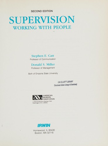 Cover for Supervision