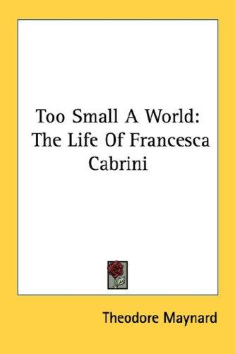 Cover for Too Small A World