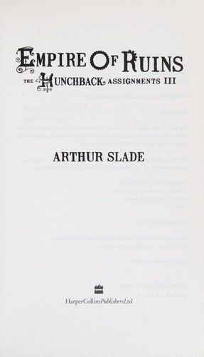 Cover for Empire of ruins