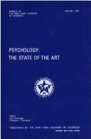 Cover for Psychology, the state of the art