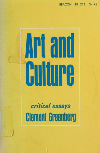 Cover for Art and culture