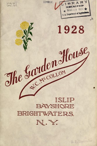 Cover for The Garden House