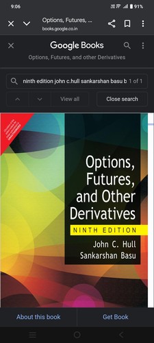 Cover for Options, futures, and other derivatives