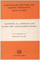Cover for Aufsätze zu Literatur und Kunst der Jahrhundertwende